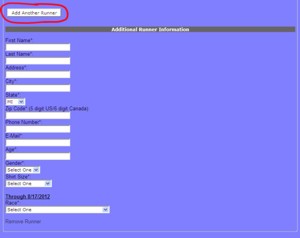 Multiple Person Sign Up